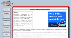 Desktop Screenshot of barbershopconnections.com