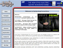 Tablet Screenshot of barbershopconnections.com
